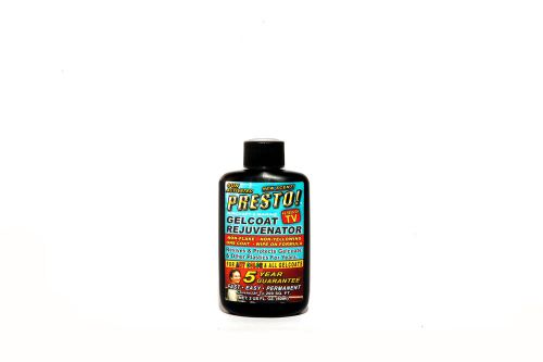 2 oz presto gelcoat rejuvenator restore fiberglass plastic boat jetski atv canoe