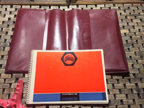 Original 1965 porsche 911 owners manual drivers handbook (oem (german) 1966 rare