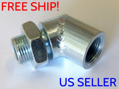 Nyppd 45° degree angled o2 oxygen sensor spacer universal extension m18 x1.5 hho