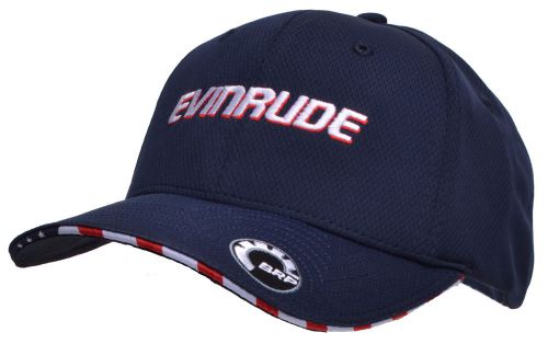 Oem brp evinrude e-tec navy moisture wick hat cap