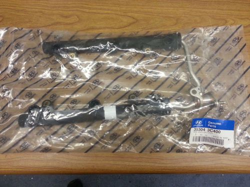 Brand new 05-09 hyundai v6 fuel rail oem 35304-3c400 azera santa fe veracruz