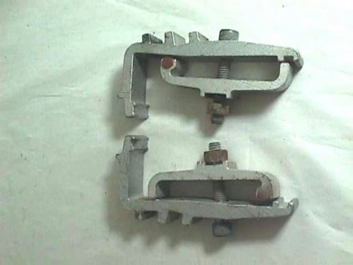 Universal camper / canopy shell topper no drill aluminum clamp brackets - two