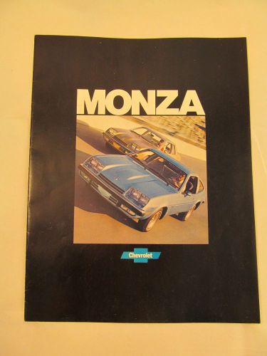 1977 monza brochure chevrolet chevy brochure-monza 2+2 spyder-town coupe 9 pages