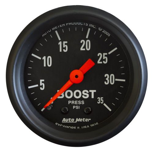 Auto meter 2616 z-series; mechanical boost gauge