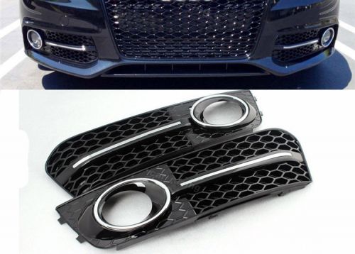 Front fog lamp covers light trim for audi a4 b8 non-sline bumper 2009-2011