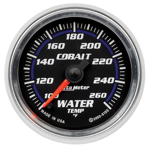 Auto meter 6155 cobalt; electric water temperature gauge