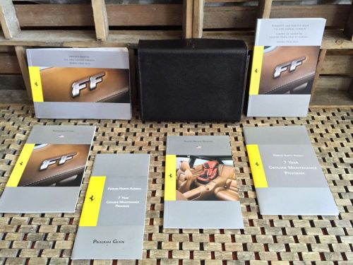 2012 ferrari ff owners manual full set oem (( unused service vouchers)) buy oem