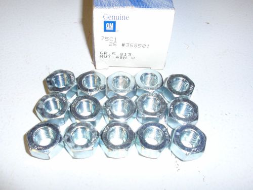 Gm 63-82 dmc lug nuts gm 358501 gm new in box!