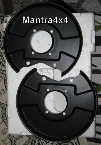 Suzuki sj samurai front brake dust cover pair set 85 86-95 new free shipping