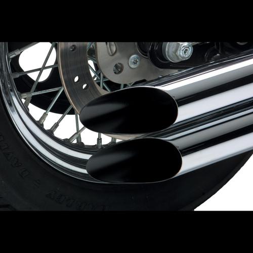 Vance & hines longshots hs 2-into-2 exhuast for 1986-2006 harley softail