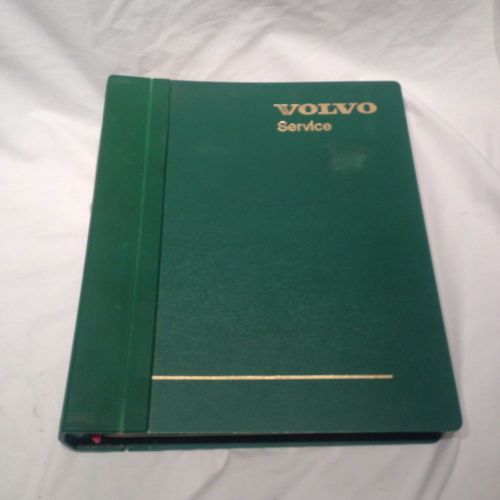 Original volvo factory service manual in binder 1982