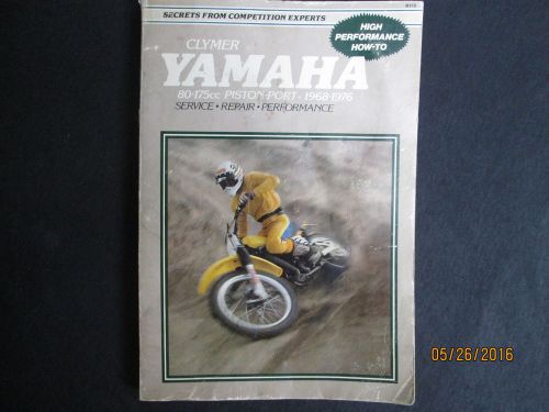 1968-1976 yamaha piston-port motorcycle  80-175cc service-repair manual clymer