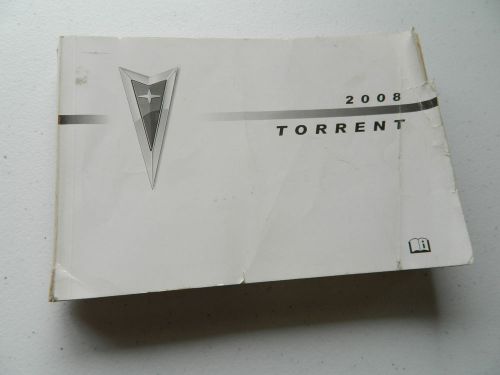 2008 pontiac torrent owners manual