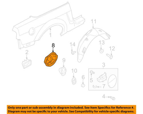 Ford oem 10-14 mustang-fuel tank filler neck ar3z6327936a