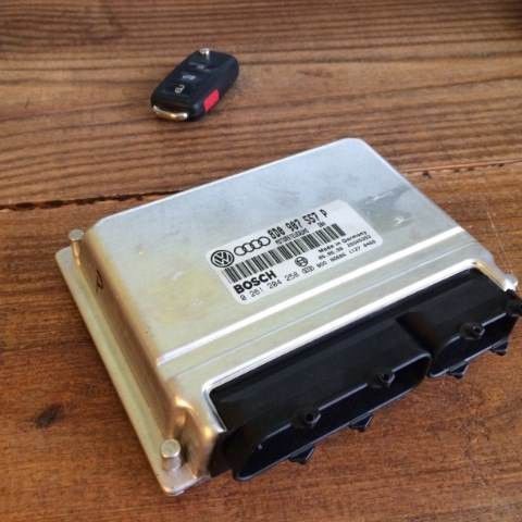 Audi a4 vw passat 1.8t 8d0907557p 97-99 aeb stage 1 chipped ecu ecm + cat delete