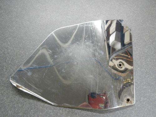 1963 1964 1965 buick riviera chrome console kick panel plate driver side metal