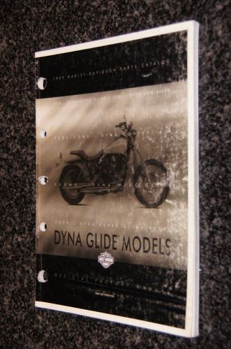 Harley 1999 dyna models genuine factory parts manual #99439-99a xl cond free s/h