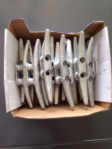 Marine dock cleat 6&#034; galvanized open base boat 20 pack
