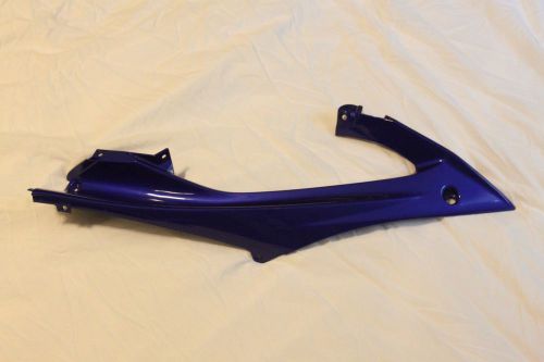 2008-2012 yamaha yzf r6 blue oem front upper mid side fairing cowl shroud