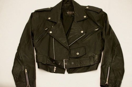 Wilsons (small) leather motorcycle jacket