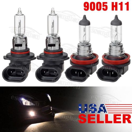 2pairs bright halogen bulb 9005 hb3 &amp; h11 for auto daytime running and fog light