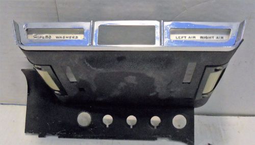 Safety - convenience control panel housing 1964-1966 thunderbird optional