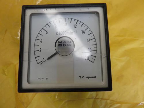 Man b&amp;w t.c.speed horn ea 96 x 96.2 tachometer 11,99413-0338