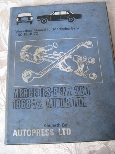 Great mercedes- benz 250 1968-1972 repair manual