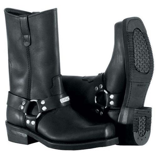 River road traditional square toe boots black 11