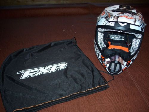 Fxr torque snowmobile helmet realtree xxl 63-64 cm 2015 ece r22-05 open-face
