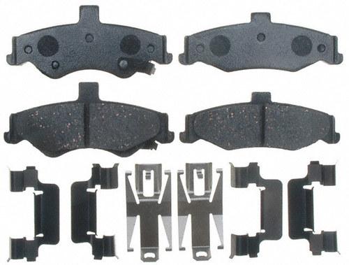 Acdelco durastop 17d750ch brake pad or shoe, rear-ceramic brake pad