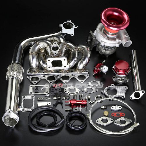 B-series b16 b18 t04e stage ii turbo charger blurr manifold upgrade kit em eg dc