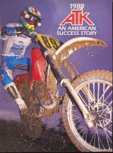 Original 1989 atk 250cc/406cc brochure