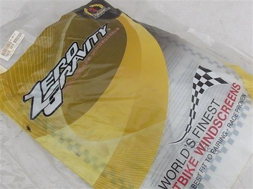 Kawasaki ninja 650r - zero gravity clear sr windshield [new] 2006-2008