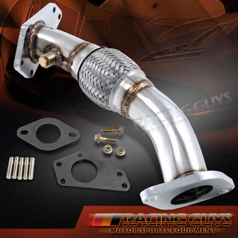 2002-2006 subaru impreza 4dr/wagen wrx/sti turbo up pipe uppipe w/flex chrome