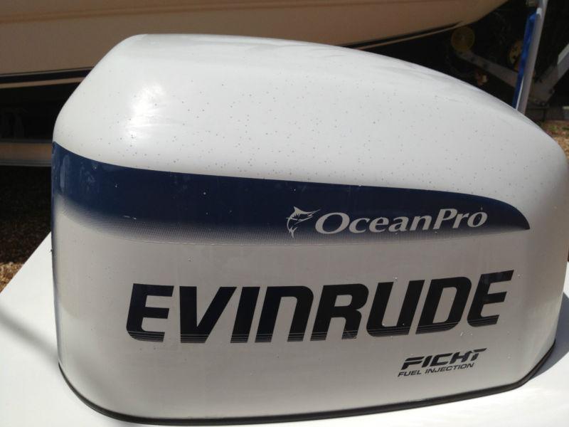 Used evinrude 175hp ficht engine outboard cowling
