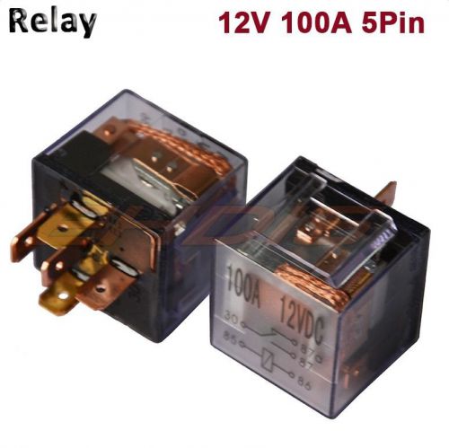 Waterproof relay 12vdc 12 volt 100 amp 5-prong relays 5 pin spdt 100a auto relay