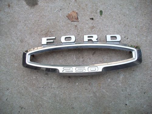 1962-66 ford f250 camper special oem fomoco nice emblem