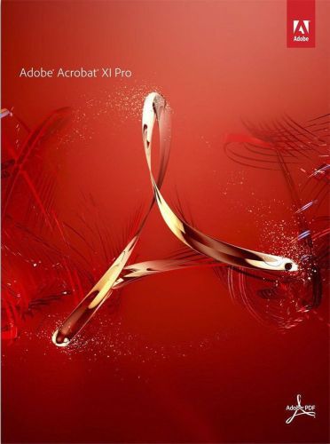 Genuine adobe acrobat xi pro retail 1 user/s) full version for windows 65195200