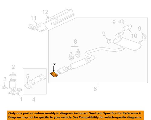 Gm oem exhaust-muffler &amp; pipe gasket 15939791