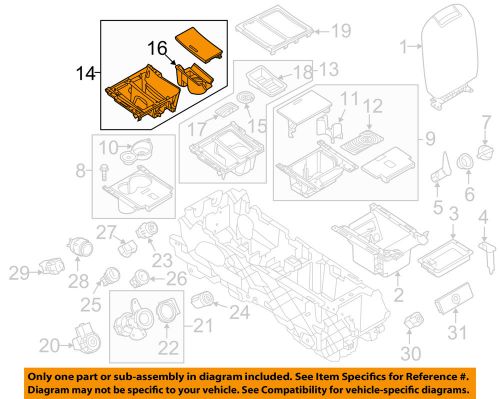 Ford oem 13-15 taurus center console-finish panel trim dg1z54045a76bb