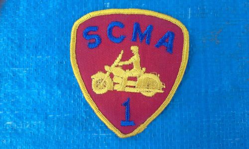 Original 1970&#039;;s - 1980&#039;s scma motorcycle patch....