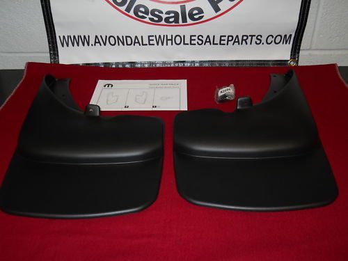 Dodge ram molded front splash guards mopar