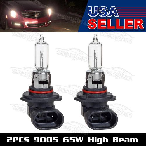 1pair 9005 hb3 high beam headlight halogen bulb 12v 65w 4000k white for acura