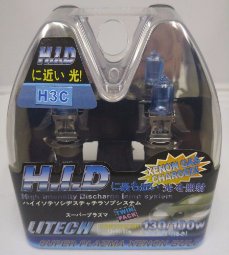 Litech super plazma xenon light bulb set, h3c super white