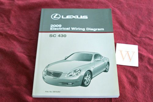 2009 lexus electrical wiring diagram sc 430 oem