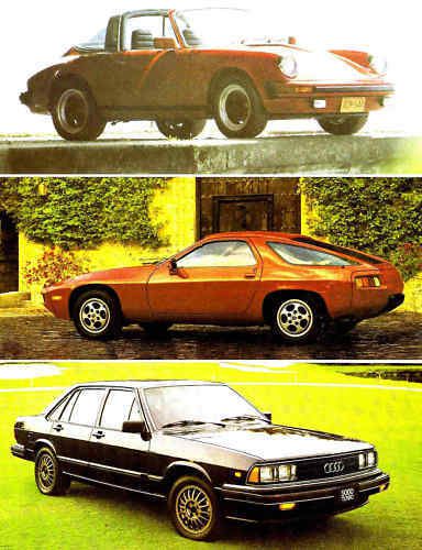 1981 porsche &amp; audi brochure-924-911-928-4000-5000