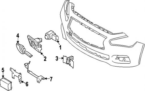 Infiniti 285334ga1a genuine oem holder