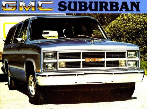 1983 gmc suburban brochure -gmc suburban c/k 1500 2500