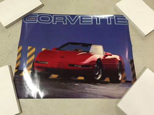 1992 corvette promotional poster